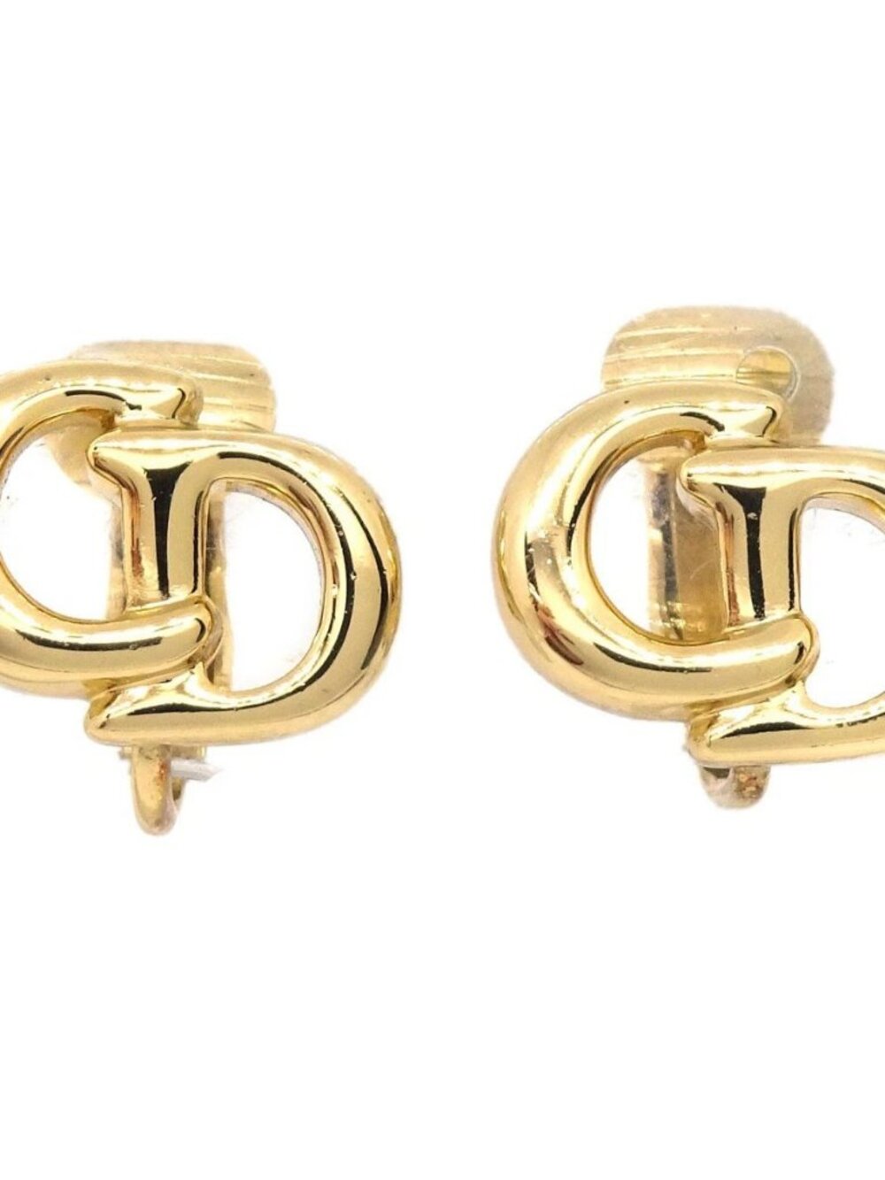 Christian Dior Clip-On Earrings Gold 188416
